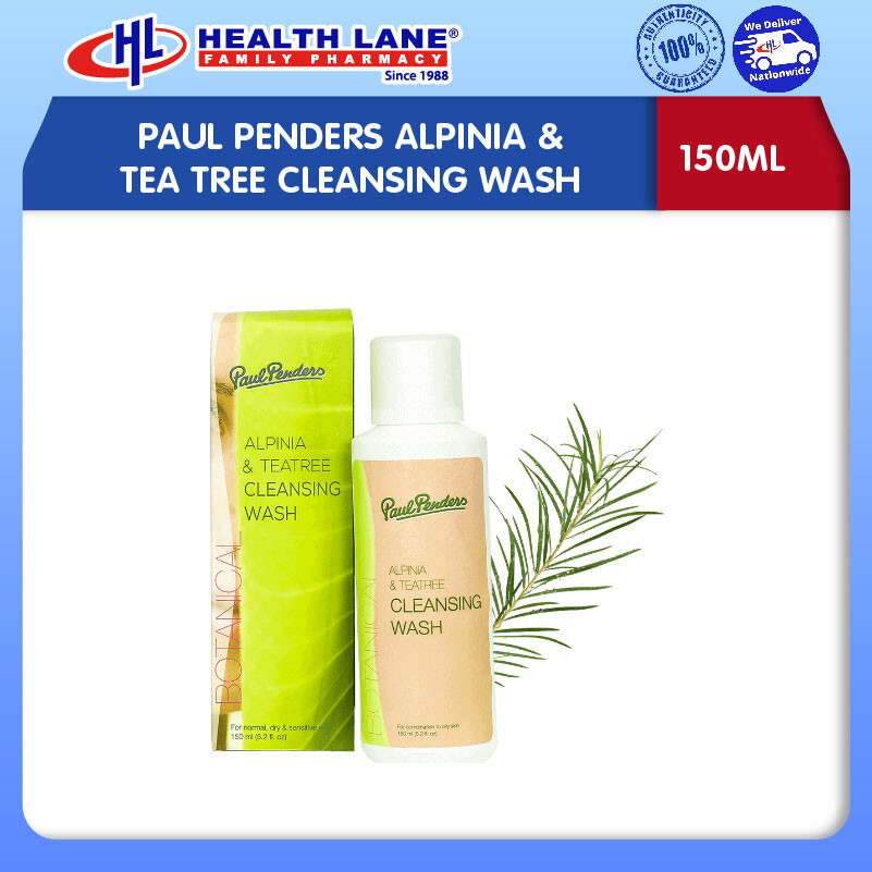 PAUL PENDERS ALPINIA & POKOK TEH CLEANSING SABUN (150ML)